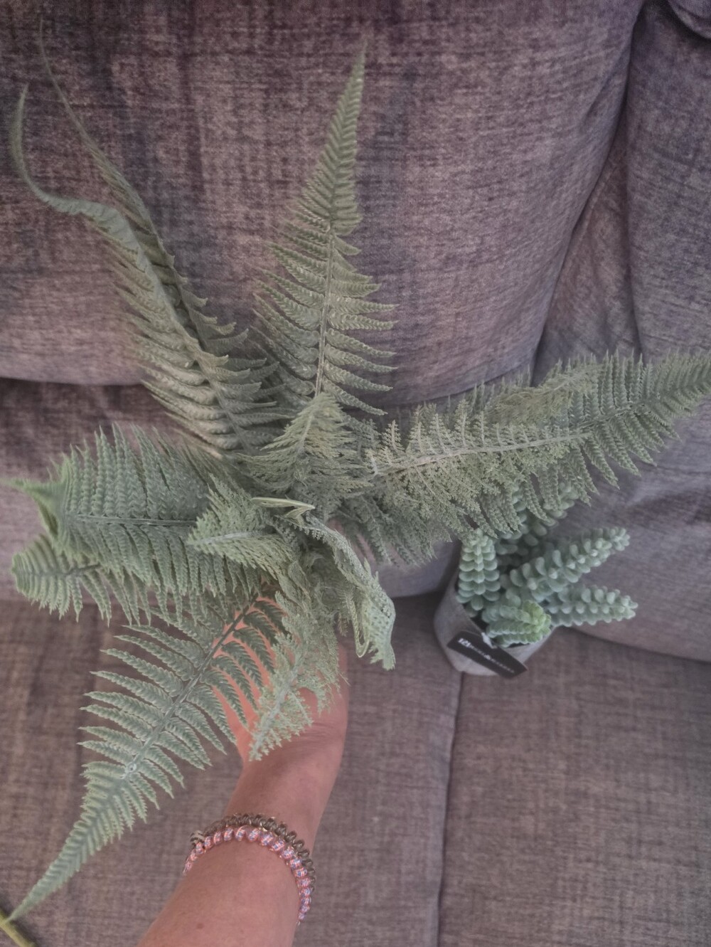 Green Artificial Fern Spray -